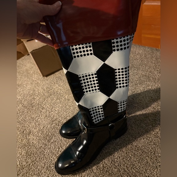 Plaid Riding boots - Picture 6 of 6